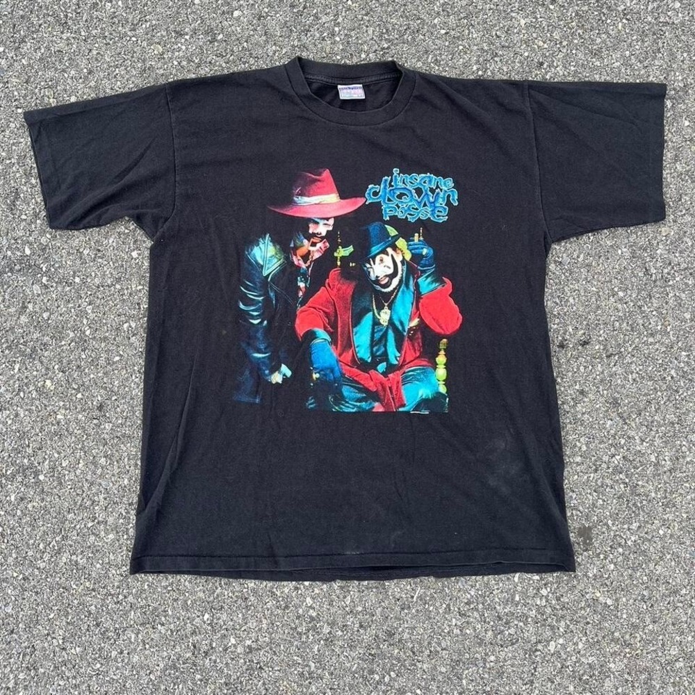 2000s Insane Clown Posse "Big Money Hustlas" Black Rock Rap ICP shirt size XL